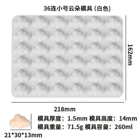 2Pcs Silicone Mold Cookie Moulds Jelly Candies Molds Chocolate Candy Molds