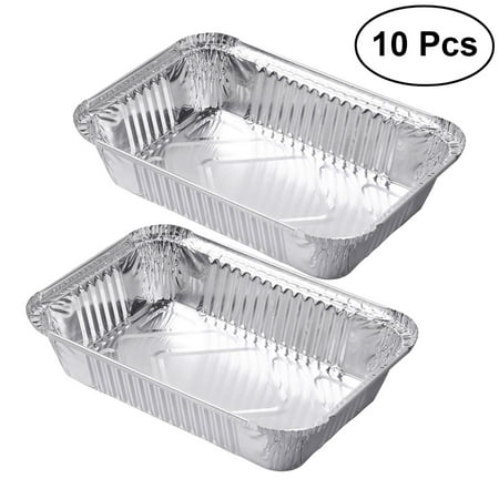Hemoton 10pcs Chafing Pans Disposable Aluminum Foil Steam Table Deep Pans Roaster Pans
Hemoton 10pcs Chafing Pans Disposable Aluminum Foil Steam Table Deep Pans Roaster Pans