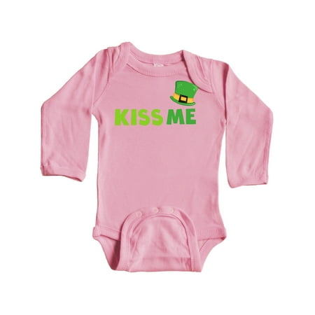 Inktastic Saint Patrick s Day Kiss Me Green Top Hat Gift Baby Boy or Baby Girl Long Sleeve Bodysuit
Inktastic Saint Patrick s Day Kiss Me Green Top Hat Gift Baby Boy or Baby Girl Long Sleeve Bodysuit