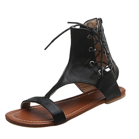 Clearance VerPetridure Casual Round Head Strap Women s Sandals Summer Casual Roman Flat Sandals
Clearance VerPetridure Casual Round Head Strap Women s Sandals Summer Casual Roman Flat Sandals