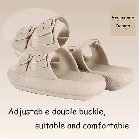 Wish Pillow Slippers for Women and Men Cloud Slippers Non Slip Quick Drying Bathroom Shower Slippers Open Toe Soft Thick Slippers(Beige) S3202
Wish Pillow Slippers for Women and Men Cloud Slippers Non Slip Quick Drying Bathroom Shower Slippers Open Toe Soft Thick Slippers(Beige) S3202