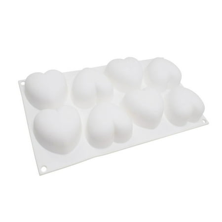 RUNZETA 8 Cavities Love Heart Shape Silicone Cake Mold for Chocolate Mousse Ice Cream
RUNZETA 8 Cavities Love Heart Shape Silicone Cake Mold for Chocolate Mousse Ice Cream