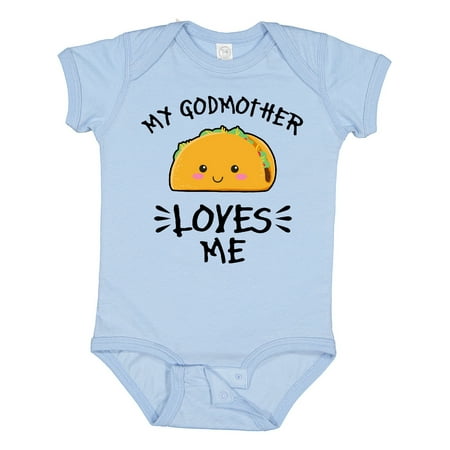 Inktastic My Godmother Loves Me with Taco Illustration Gift Baby Boy or Baby Girl Bodysuit
Inktastic My Godmother Loves Me with Taco Illustration Gift Baby Boy or Baby Girl Bodysuit