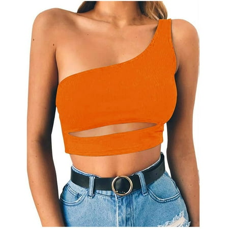 Alueeu Jacket Women Ladies One Shouler Sleeveless Crop Top Bra Slim Camis Tank Vest Women Tops for ladies summer
Alueeu Jacket Women Ladies One Shouler Sleeveless Crop Top Bra Slim Camis Tank Vest Women Tops for ladies summer