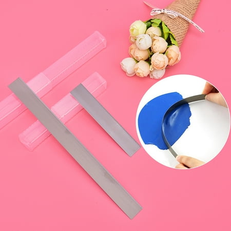 Buytra 2pcs 4 /8 Stainless Steel Cutters Blades Polymer Pottery Clay Cutting Tools Set
Buytra 2pcs 4 /8 Stainless Steel Cutters Blades Polymer Pottery Clay Cutting Tools Set