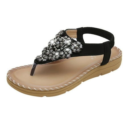 Sandals Women Women Beach Sandals Shoes Thick Sole Fashion Elastic Band Sandals Summer Shoes For Women Womens Sandals Pu Black 40
Sandals Women Women Beach Sandals Shoes Thick Sole Fashion Elastic Band Sandals Summer Shoes For Women Womens Sandals Pu Black 40
