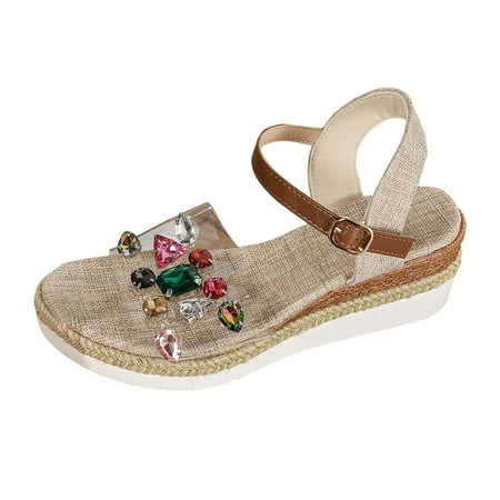 ZAROYEAX Women s Fashion Summer Wedge Pressed Platform Sandals with Open Toe Platform Platform
ZAROYEAX Women s Fashion Summer Wedge Pressed Platform Sandals with Open Toe Platform Platform