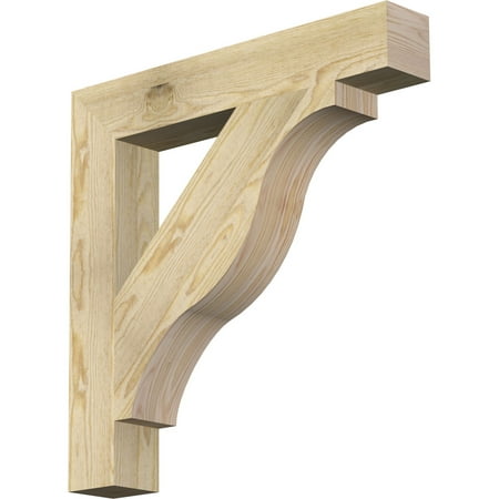 Ekena Millwork 4 W x 26 D x 26 H Funston Block Rough Sawn Bracket Douglas Fir 
Ekena Millwork 4 W x 26 D x 26 H Funston Block Rough Sawn Bracket Douglas Fir