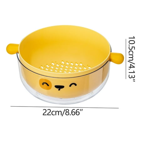 Clearance Fruit Vegetable Double Layer Vegetable Washing Basin Draining Basket Kitchen Plastic Fruit Tray Filter Basket
Clearance Fruit Vegetable Double Layer Vegetable Washing Basin Draining Basket Kitchen Plastic Fruit Tray Filter Basket