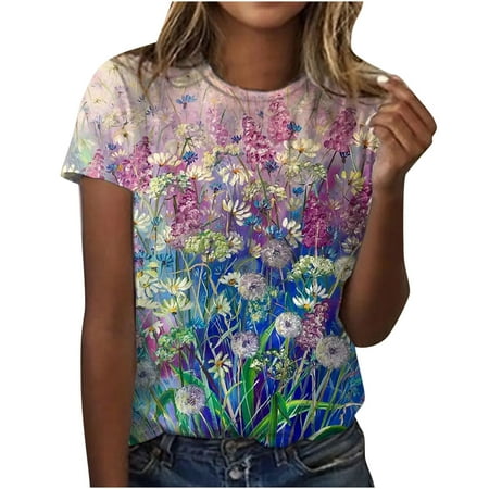 KEJIG Black Corset Tops For Women Women s Casual Loose Floral Print Crewneck Printed Short Sleeve T-Shirt Tops
KEJIG Black Corset Tops For Women Women s Casual Loose Floral Print Crewneck Printed Short Sleeve T-Shirt Tops
