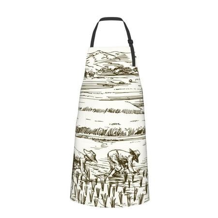 Bingfone Rice Harvest Apron Gifts For Men Women Professional Grade Chef Apron For Kitchen Bbq & Grill
Bingfone Rice Harvest Apron Gifts For Men Women Professional Grade Chef Apron For Kitchen Bbq & Grill