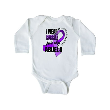 Inktastic Alzheimer s Awareness I Wear Purple For My Abuelo Gift Baby Boy or Baby Girl Long Sleeve Bodysuit
Inktastic Alzheimer s Awareness I Wear Purple For My Abuelo Gift Baby Boy or Baby Girl Long Sleeve Bodysuit