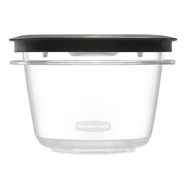 Rubbermaid 1951293 Clear Premier Plastic 2 Cup Food Storage Container