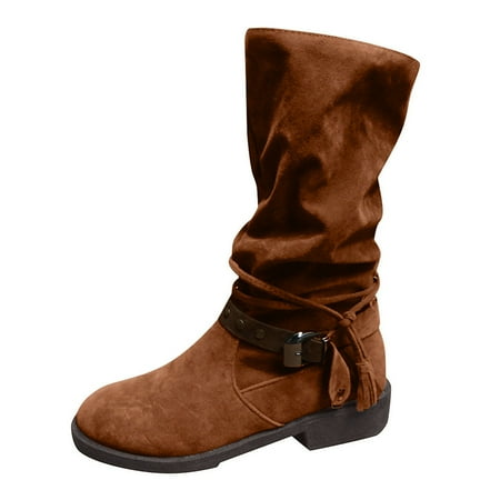 ZMHEGW Womens Boots Winter Ladies Winter New Solid Color Mid Calf Large Size Round Toe Side Zipper Heel Durable Non Slip Mid Calf Shoes
ZMHEGW Womens Boots Winter Ladies Winter New Solid Color Mid Calf Large Size Round Toe Side Zipper Heel Durable Non Slip Mid Calf Shoes