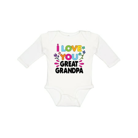 Inktastic I Love You Great Grandpa with Flowers Gift Baby Girl Long Sleeve Bodysuit
Inktastic I Love You Great Grandpa with Flowers Gift Baby Girl Long Sleeve Bodysuit