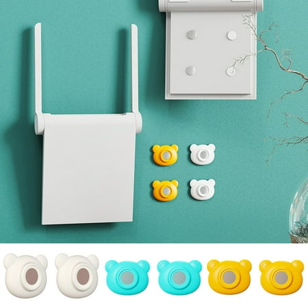 Kafvhsty 2Pcs/Set Cartoon Bear Shape Magnetic Hooks Wall Mount Self-adhesive Magnet Holder Fridge Sticker Remote Control Storage Home Organizer Bedroom Preferred
Kafvhsty 2Pcs/Set Cartoon Bear Shape Magnetic Hooks Wall Mount Self-adhesive Magnet Holder Fridge Sticker Remote Control Storage Home Organizer Bedroom Preferred