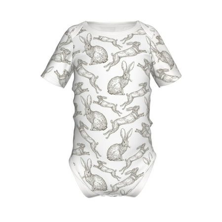 Coaee Hand Drawn Rabbit for Soft Baby Short-Sleeve Bodysuit Baby Climbing Clothes Baby Girls Boys Bodysuit Romper-18 Months
Coaee Hand Drawn Rabbit for Soft Baby Short-Sleeve Bodysuit Baby Climbing Clothes Baby Girls Boys Bodysuit Romper-18 Months