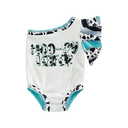 Newborn Baby Girl Romper Flare Short Sleeve Cow Print Bodysuit One Piece Jumpsuit Headband Summer Clothes
Newborn Baby Girl Romper Flare Short Sleeve Cow Print Bodysuit One Piece Jumpsuit Headband Summer Clothes