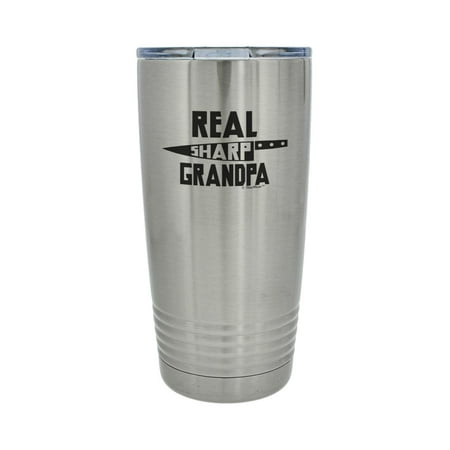 ThisWear Grandpa Appreciation Gift Real Sharp Grandpa Knife Pun 20oz Stainless Steel Insulated Travel Mug with Lid Silver
ThisWear Grandpa Appreciation Gift Real Sharp Grandpa Knife Pun 20oz Stainless Steel Insulated Travel Mug with Lid Silver