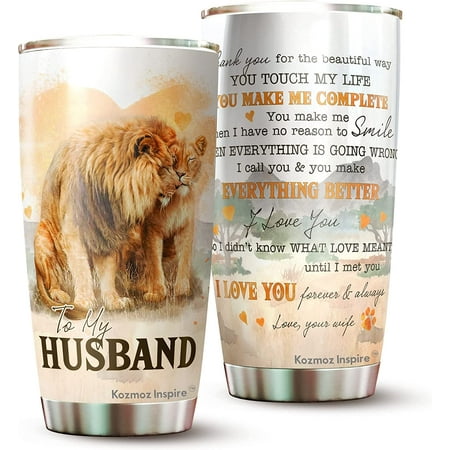 Athenstics To My Husband Mug Lion Couple Tumbler - Birthday Christmas Tumbler Gifts for Husband - Best Ideas Gifts for Him Boyfriend Husband Fathers Day 2022 tumbler 20 oz
Athenstics To My Husband Mug Lion Couple Tumbler - Birthday Christmas Tumbler Gifts for Husband - Best Ideas Gifts for Him Boyfriend Husband Fathers Day 2022 tumbler 20 oz