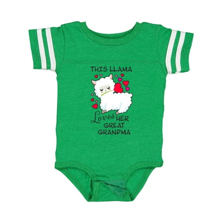 Inktastic This Llama Loves Her Great Grandma with Hearts Gift Baby Boy or Baby Girl Bodysuit
Inktastic This Llama Loves Her Great Grandma with Hearts Gift Baby Boy or Baby Girl Bodysuit