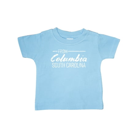 Inktastic From Columbia South Carolina in White Distressed Text Gift Baby Boy or Baby Girl T-Shirt
Inktastic From Columbia South Carolina in White Distressed Text Gift Baby Boy or Baby Girl T-Shirt