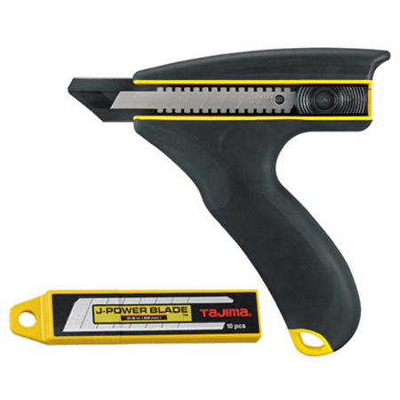 Tajima Strong J-Grip Powerful Two Handed Utility Knife Cutter