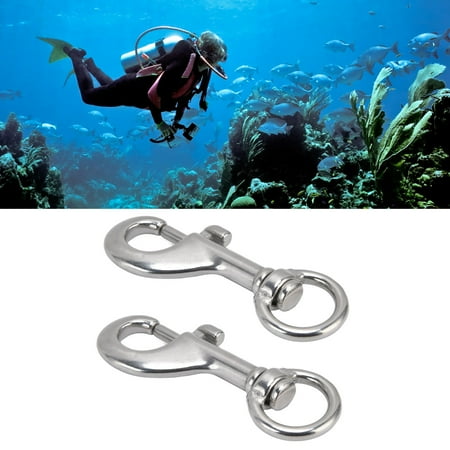 EOTVIA 316 Stainless Steel Snap Hook 2Pcs Rotating Snap Hook Eye Bolt 316 Stainless Steel Marine Grade Single Ended Diving Clip 87mm Diving Clips
EOTVIA 316 Stainless Steel Snap Hook 2Pcs Rotating Snap Hook Eye Bolt 316 Stainless Steel Marine Grade Single Ended Diving Clip 87mm Diving Clips