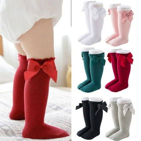 6 Pairs Baby Socks Autumn Winter Toddlers Kids Big Bow Knee High Long Girls Sock Soft Cotton Red Newborn Socken-S (sole length:9-11CM)
6 Pairs Baby Socks Autumn Winter Toddlers Kids Big Bow Knee High Long Girls Sock Soft Cotton Red Newborn Socken-S (sole length:9-11CM)