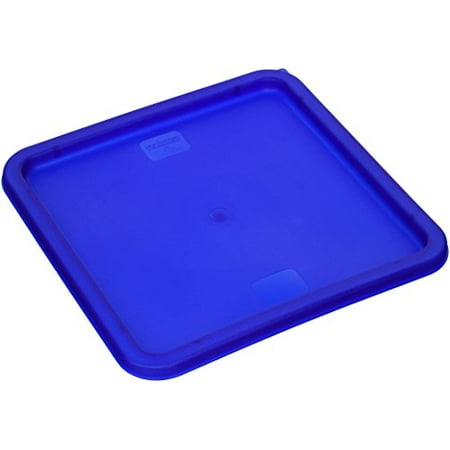 Winco PE Square Cover Blue Fits 12 18 & 22quart