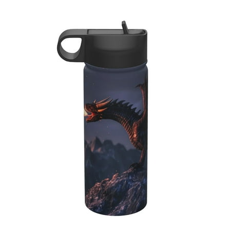 Tideii Fire Breathing Dragon Twilight for 18OZ Insulated Space Bottle Stainless Steel Water Cup with Straw Suitable for Outdoor Sports Unisex
Tideii Fire Breathing Dragon Twilight for 18OZ Insulated Space Bottle Stainless Steel Water Cup with Straw Suitable for Outdoor Sports Unisex