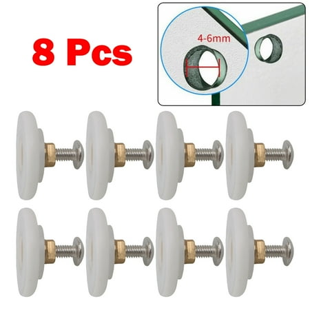 BESHOM 8pcs Replacement Shower Door Rollers / Runners / Wheels Grooved 26mm Diameter
BESHOM 8pcs Replacement Shower Door Rollers / Runners / Wheels Grooved 26mm Diameter