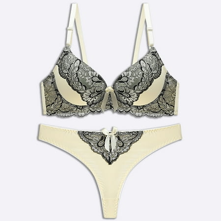 Summer Savings Clearance! 2023 TUOBARR Lingerie for Women Fashion Women With Steel Rings Print Sexy Lace Underwear Ladies Lntimates Set Lingerie Sets Beige A 10 
Summer Savings Clearance! 2023 TUOBARR Lingerie for Women Fashion Women With Steel Rings Print Sexy Lace Underwear Ladies Lntimates Set Lingerie Sets Beige A 10