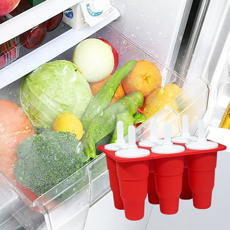 Tiitstoy Collapsible Popsicles Molds Silicone Ice-Pop Molds Easy Release Ice Cream Mold Reusable Popsicle Stick with Drip-Guards for Homemade Popsicles and Ice Cream Red
Tiitstoy Collapsible Popsicles Molds Silicone Ice-Pop Molds Easy Release Ice Cream Mold Reusable Popsicle Stick with Drip-Guards for Homemade Popsicles and Ice Cream Red