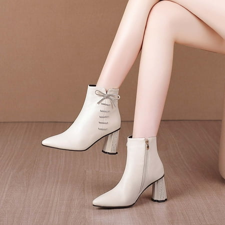 Juebong Boots Deals Tube Bowknot Rhinestone Booties Fall Pointed Toe High Heel Zipper Boots
Juebong Boots Deals Tube Bowknot Rhinestone Booties Fall Pointed Toe High Heel Zipper Boots
