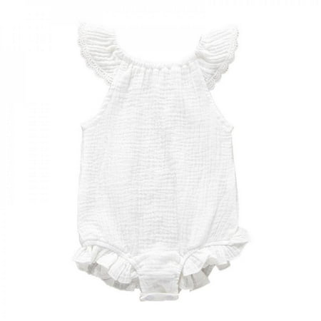 Promotion!Baby Newborn Girls Solid Print Backless Jumpsuit Flying Sleeve Romper Infant Casual Bodysuit Outfits Baby Clothes
Promotion!Baby Newborn Girls Solid Print Backless Jumpsuit Flying Sleeve Romper Infant Casual Bodysuit Outfits Baby Clothes
