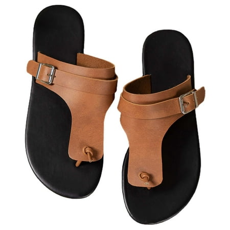 Pyhlmscde Womens Flat Sandals Summer Casual Shoes Flip Flops Sandal Clip Toe Ankle Buckle Strap Sandals Retro Beach Shoes
Pyhlmscde Womens Flat Sandals Summer Casual Shoes Flip Flops Sandal Clip Toe Ankle Buckle Strap Sandals Retro Beach Shoes