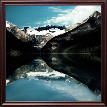 Blue Morning Lake Louise Canada-HARLAN53721 Print 15"x15" by Harold Silverman - Landscapes in a Cherry Grande