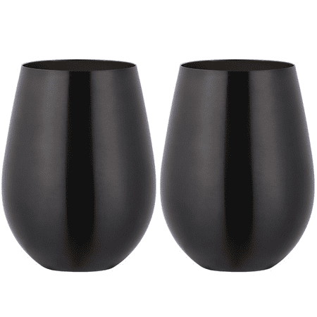 Stainless Steel Stemless Wine Tumbler 500ML Wine Tumblers Set of 2 Cup for Coffee Wine Drinks Ice Cream
Stainless Steel Stemless Wine Tumbler 500ML Wine Tumblers Set of 2 Cup for Coffee Wine Drinks Ice Cream