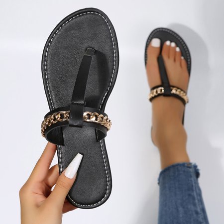Ykohkofe Flip Flops For Women Casual Bohemian Sandals Beach Shoes Thong Sandals