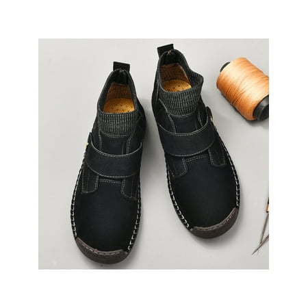 UKAP Men s Bootie Mid Top Short Boots Plush Lined Ankle Boot Casual Shoes Mens Flat Booties Retro Non Slip Black/plus Hair 8.5
UKAP Men s Bootie Mid Top Short Boots Plush Lined Ankle Boot Casual Shoes Mens Flat Booties Retro Non Slip Black/plus Hair 8.5