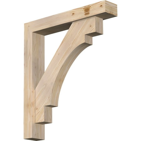 Ekena Millwork 5 1/2 W x 32 D x 36 H Merced Block Smooth Bracket w/ Offset Brace Douglas Fir
Ekena Millwork 5 1/2 W x 32 D x 36 H Merced Block Smooth Bracket w/ Offset Brace Douglas Fir