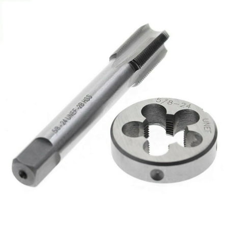 Ruibeauty HSS 5/8 -24 UNEF Right Hand Thread Tap and Die Set (5/8*24)