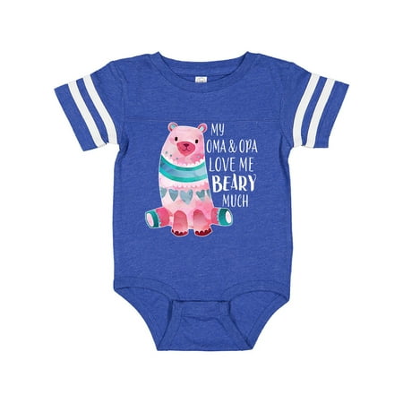 Inktastic My Oma and Opa Love Me Beary Much with Cute Bear Gift Baby Boy or Baby Girl Bodysuit
Inktastic My Oma and Opa Love Me Beary Much with Cute Bear Gift Baby Boy or Baby Girl Bodysuit