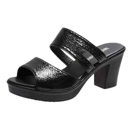Cathalem Women Sandals Wedge Flip-Flop Heel Summer Fashion Middle Sandal Sandals Shoes Beach Heels Sandals for Women Size 4 Black 6.5
Cathalem Women Sandals Wedge Flip-Flop Heel Summer Fashion Middle Sandal Sandals Shoes Beach Heels Sandals for Women Size 4 Black 6.5