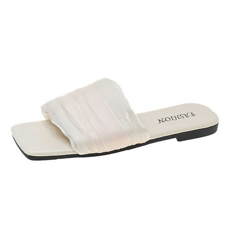 slipper for Women Ladies Shoes Summer Fashion British Style Mesh Flat Breathable Slippers PU Dress Sandals for Women Beige
slipper for Women Ladies Shoes Summer Fashion British Style Mesh Flat Breathable Slippers PU Dress Sandals for Women Beige