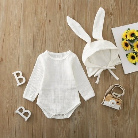 Aayomet Baby Bodysuit Girl Baby Girl Clothes Romper Ruffle Sleeve Long Sleeve Sweatshirt One Piece Pullover Fall Winter Jumpsuit White 3-6 Months
Aayomet Baby Bodysuit Girl Baby Girl Clothes Romper Ruffle Sleeve Long Sleeve Sweatshirt One Piece Pullover Fall Winter Jumpsuit White 3-6 Months