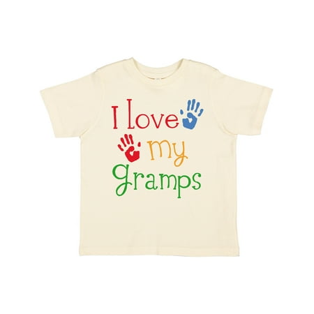 Inktastic I Love My Gramps Cute Grandkids Gift Toddler Boy or Toddler Girl T-Shirt