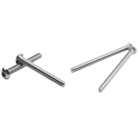60 Pcs Stainless Steel Button Head Screw Hex Socket / 3mm 30 Pcs X 25mm & 30 Pcs X 40mm
60 Pcs Stainless Steel Button Head Screw Hex Socket / 3mm 30 Pcs X 25mm & 30 Pcs X 40mm