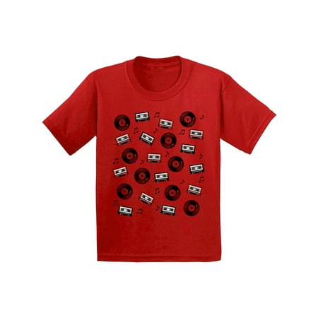 Girls Graphic Tees - Cassettes Retro Shirt 2t 3t 4t 5/6T